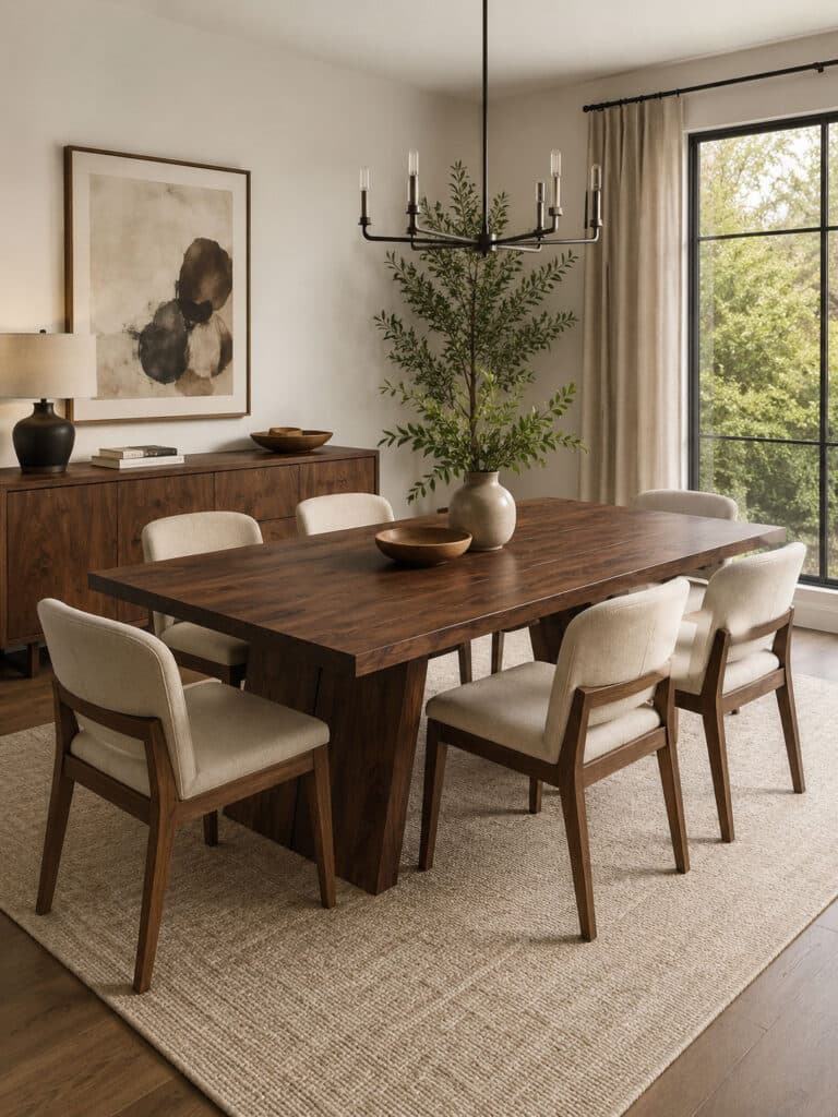 Obsidian modern tables, Orchid Wood Co