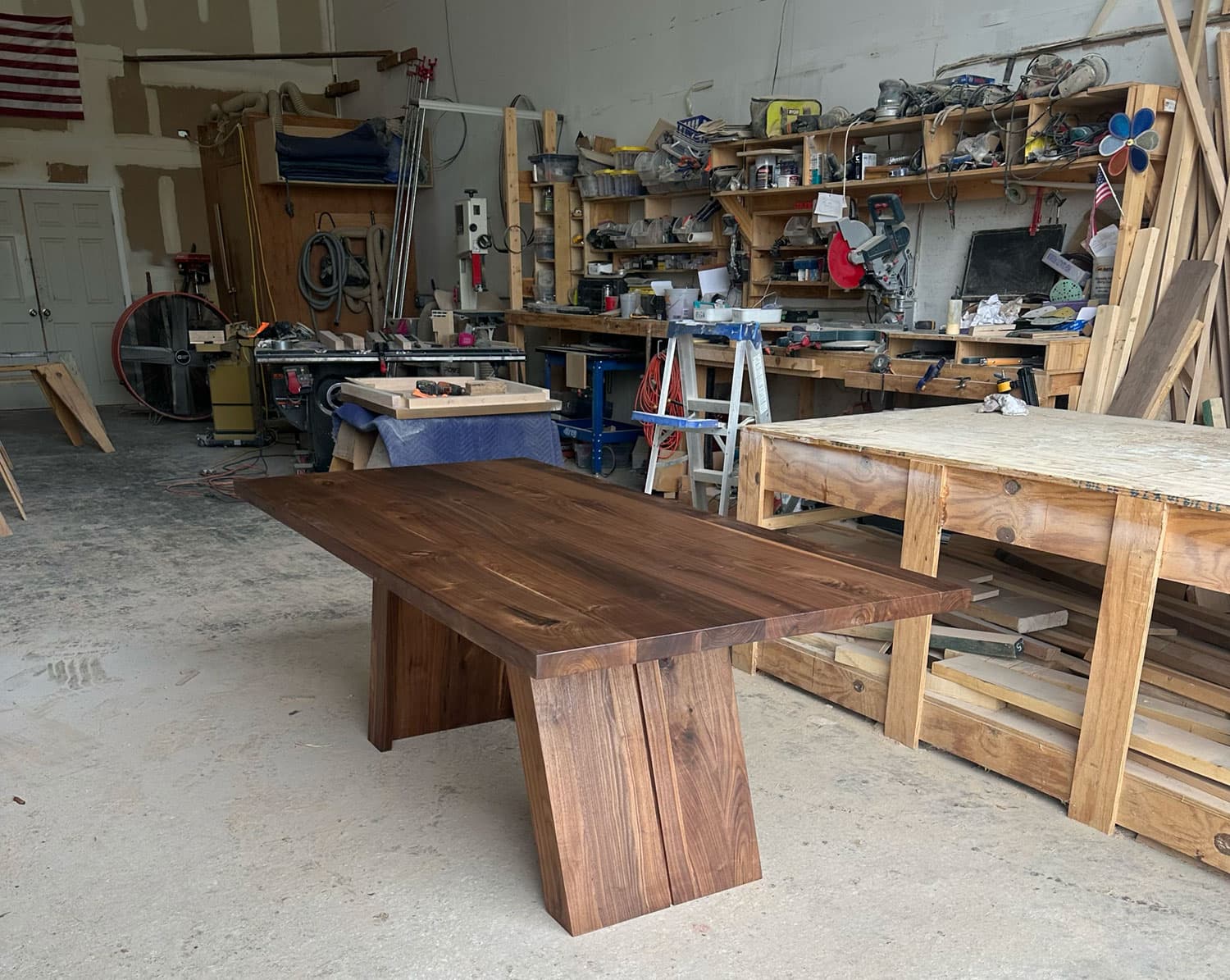 Obsidian modern tables, Orchid Wood Co